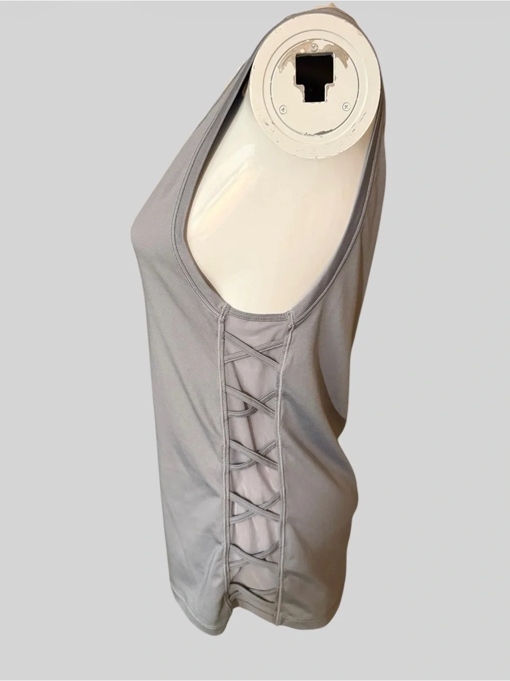 Victoria's Secret Gray Scoop Neck Tank